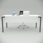 Ear Study Desk White