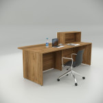 Maya Front Desk Walnut
