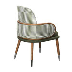 AKS 410 WOODEN ARMCHAIR - YEŞİL