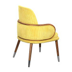 AKS 410 Drvena Fotelja - Žuta