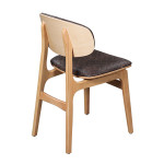 AS 363 Dark Brown Wooden Chair