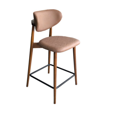 BR 1162 Drvena Barska Stolica Krem