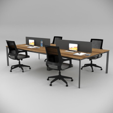 Corner Četvorka Radna Stanica Orah