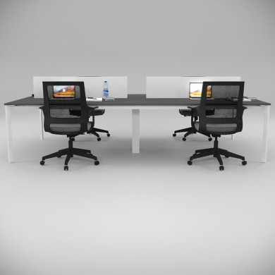 Corner Četvorka Radna Stanica Antracit