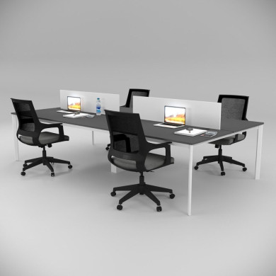 Corner Četvorka Radna Stanica Antracit