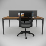 Corner Double Desk 1