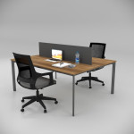 Corner Double Desk 2