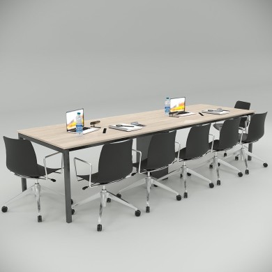 Ear Stol za Sastanke sa Srednjom Nogom (Hrast)