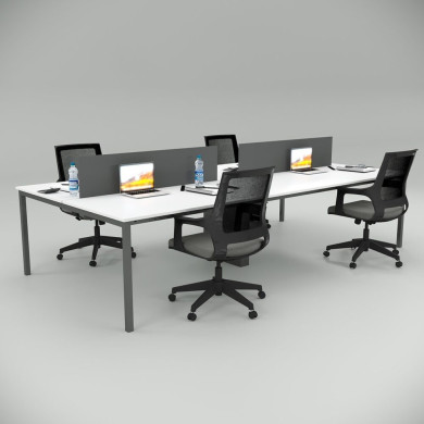 Ear Četvorka Radna Stanica Bela