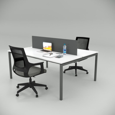 Ear Dvojna Radna Stanica Bela