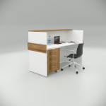 Slide Front Desk Walnut