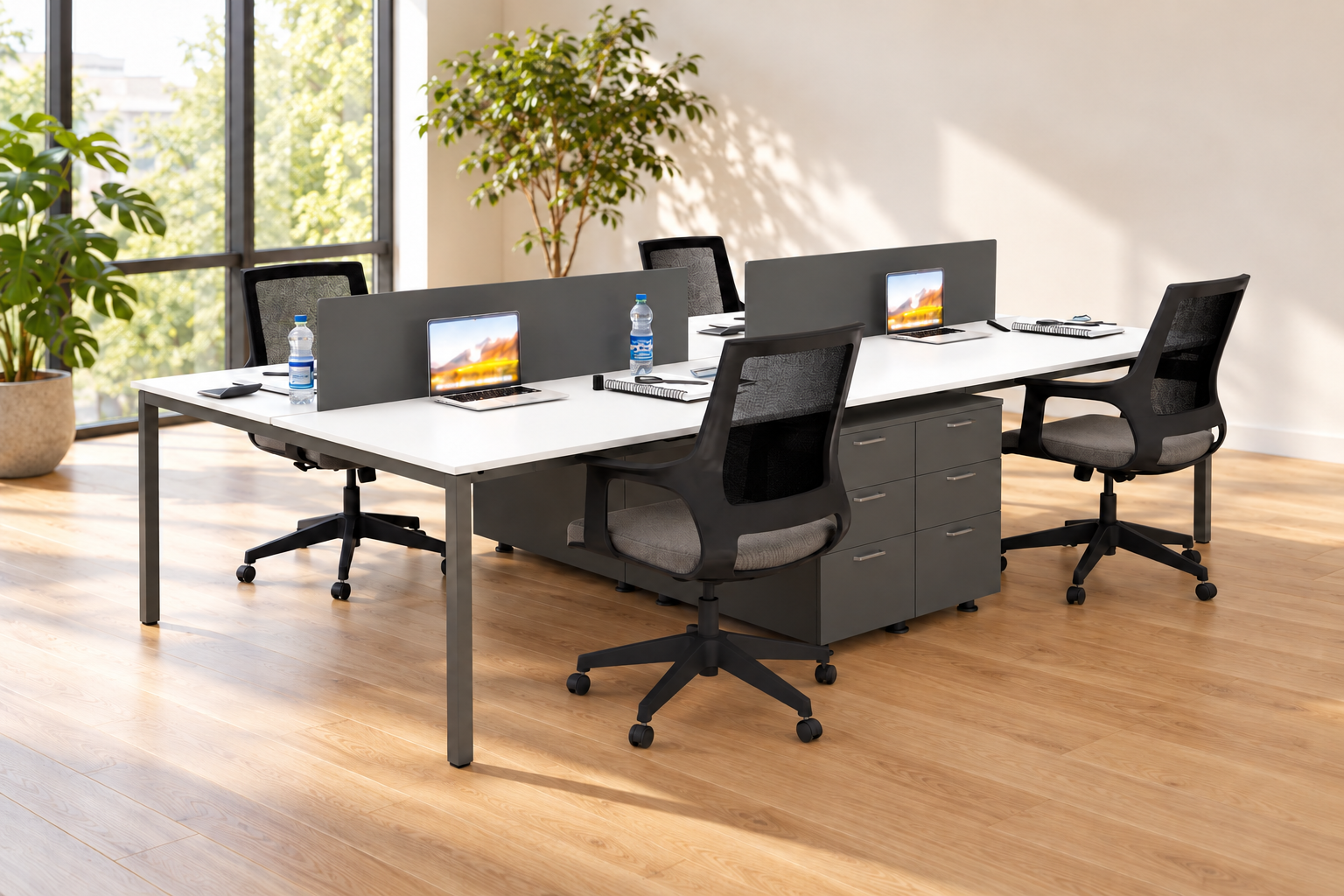Office Workstations for 2, 4 or 6 People: How to Choose the Right Layout