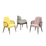 AKS 410 WOODEN ARMCHAIR - YEŞİL