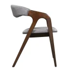 AKS 575 Wooden Armchair Light Grey
