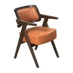 AKS 585 Drvena Fotelja – Taba (Boja Duvana)