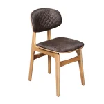 AS 363 Dark Brown Wooden Chair