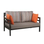 The SM 931 Aluminium Two Seater Sofa